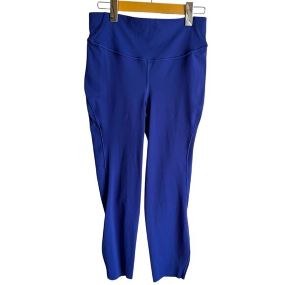 Lululemon Base Pace High-Rise Crop 23" Size 8 Psychic Blue - Picture 2 of 11